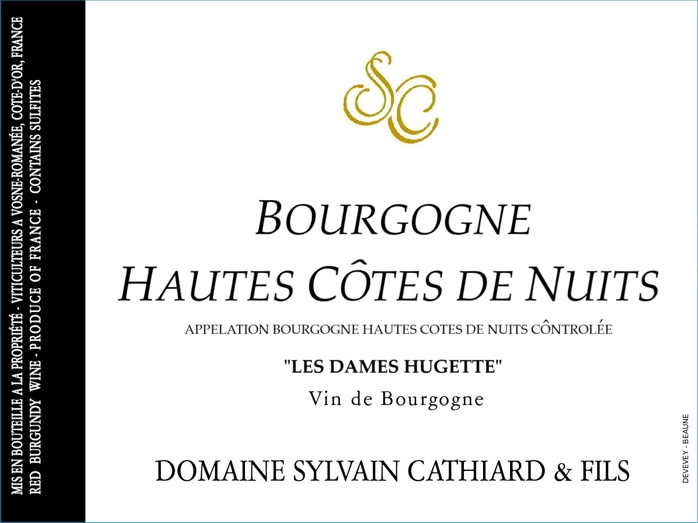 Bourgogne Hautes-Côtes de Nuits Dames Huguettes 2023
