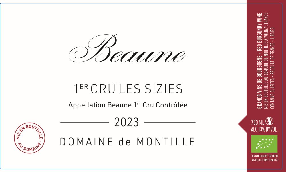 Beaune 1er cru Sizies 2023