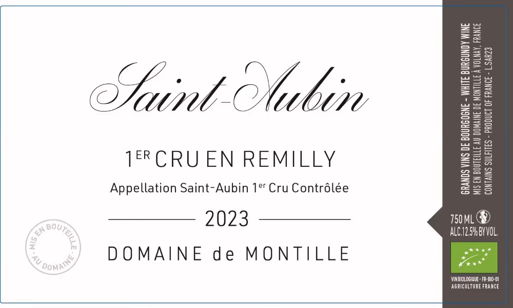 Saint-Aubin 1er Cru Remilly 2023