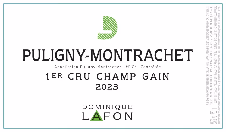 Puligny-Montrachet 1er cru Champ Gain 2023
