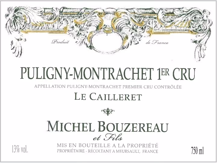 Puligny-Montrachet 1er cru Cailleret 2023