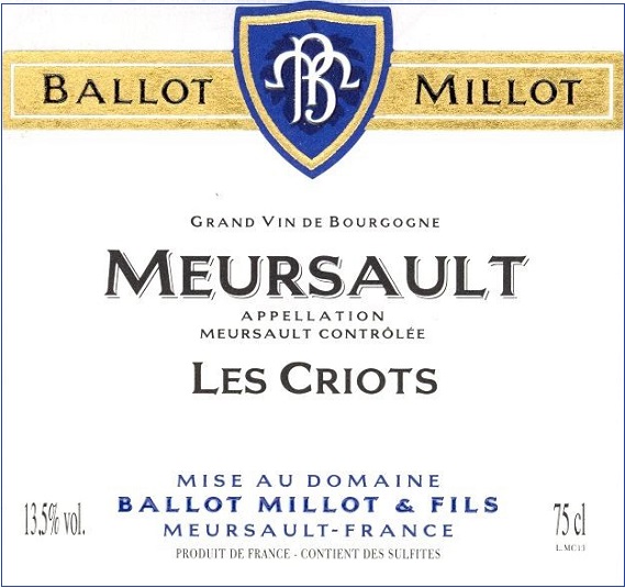 Meursault Criots 2023