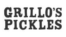 Grillo's Pickles brand logo in bold dark gray text