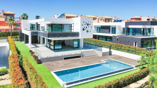 A luxury house in gated community