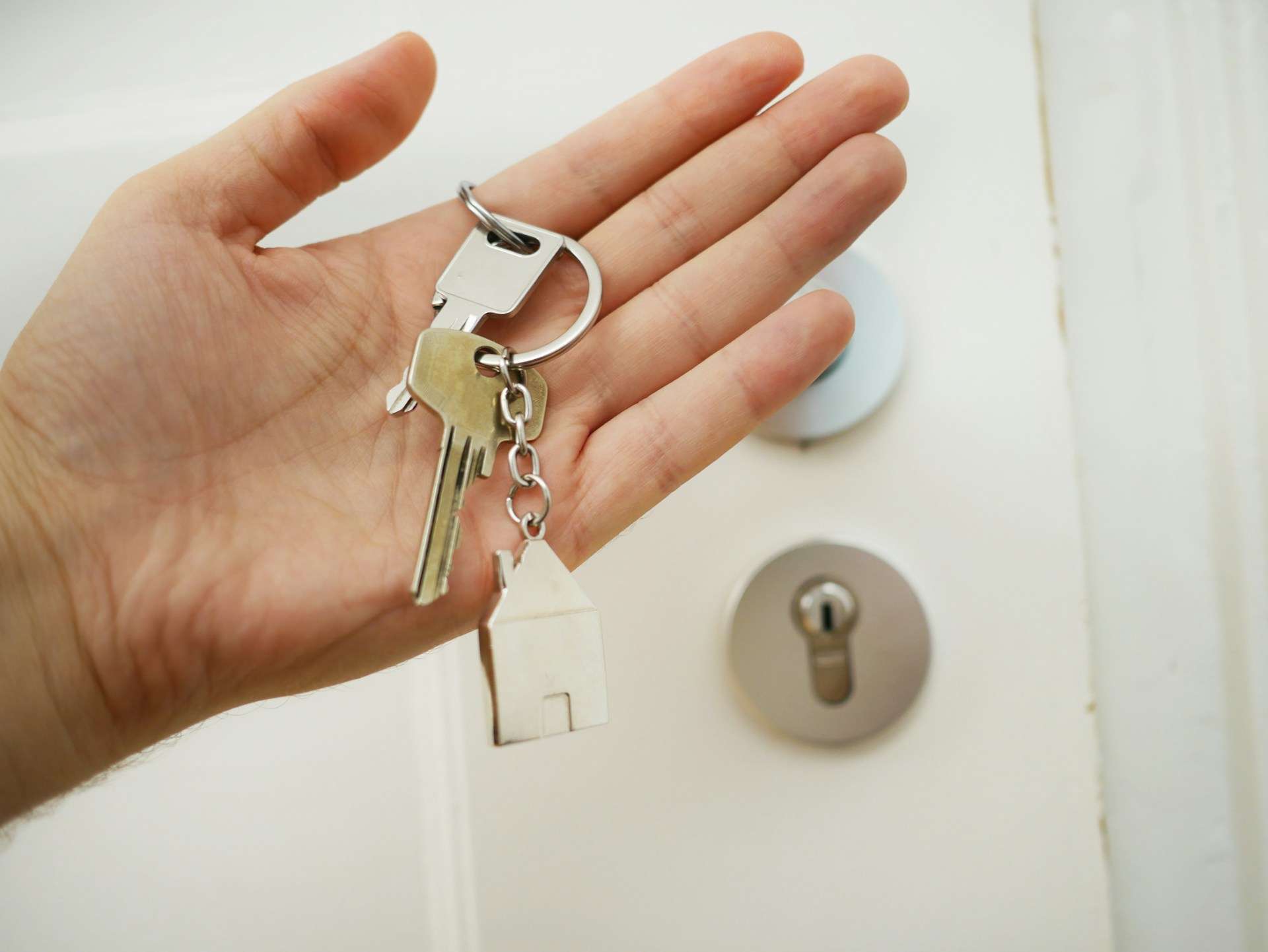 Keys on hand from buying property