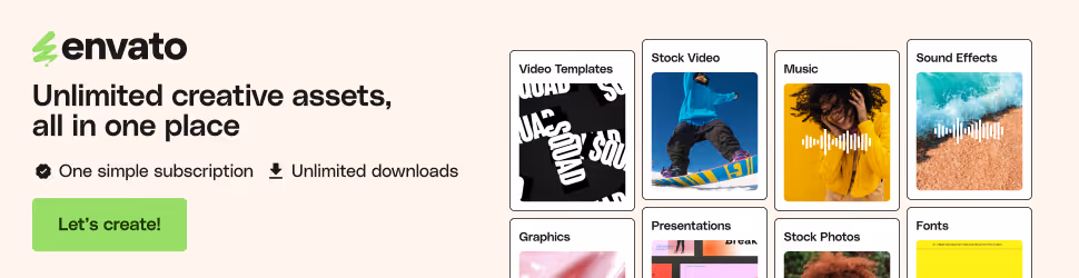 Envato Affiliate Image Unlimited Creative Assets