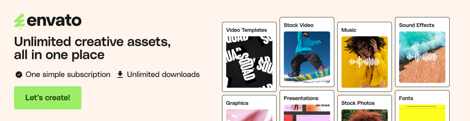 Envato Affiliate Image Unlimited Creative Assets