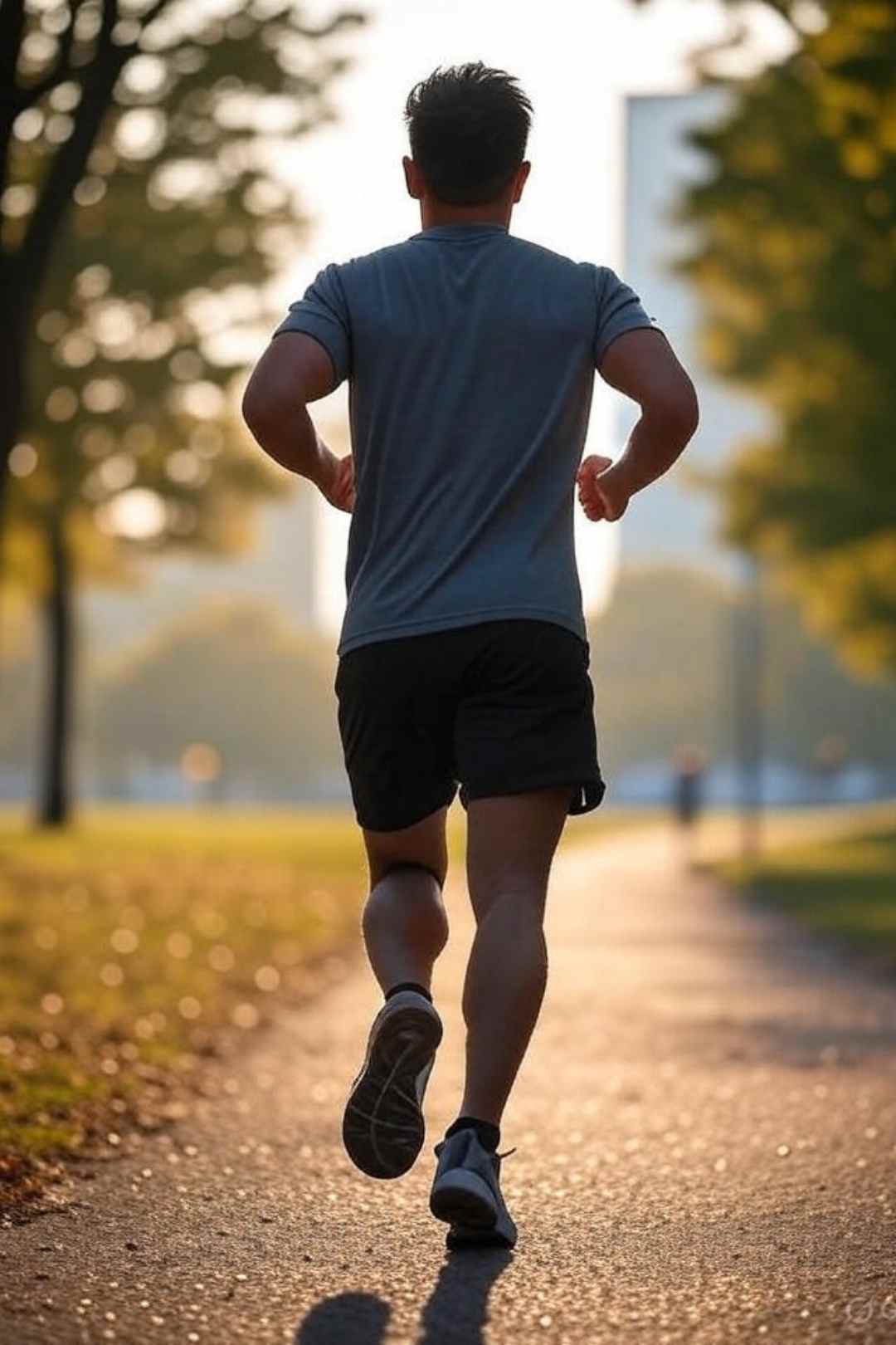 Solo Runner at Sunset Free Stock Photo
