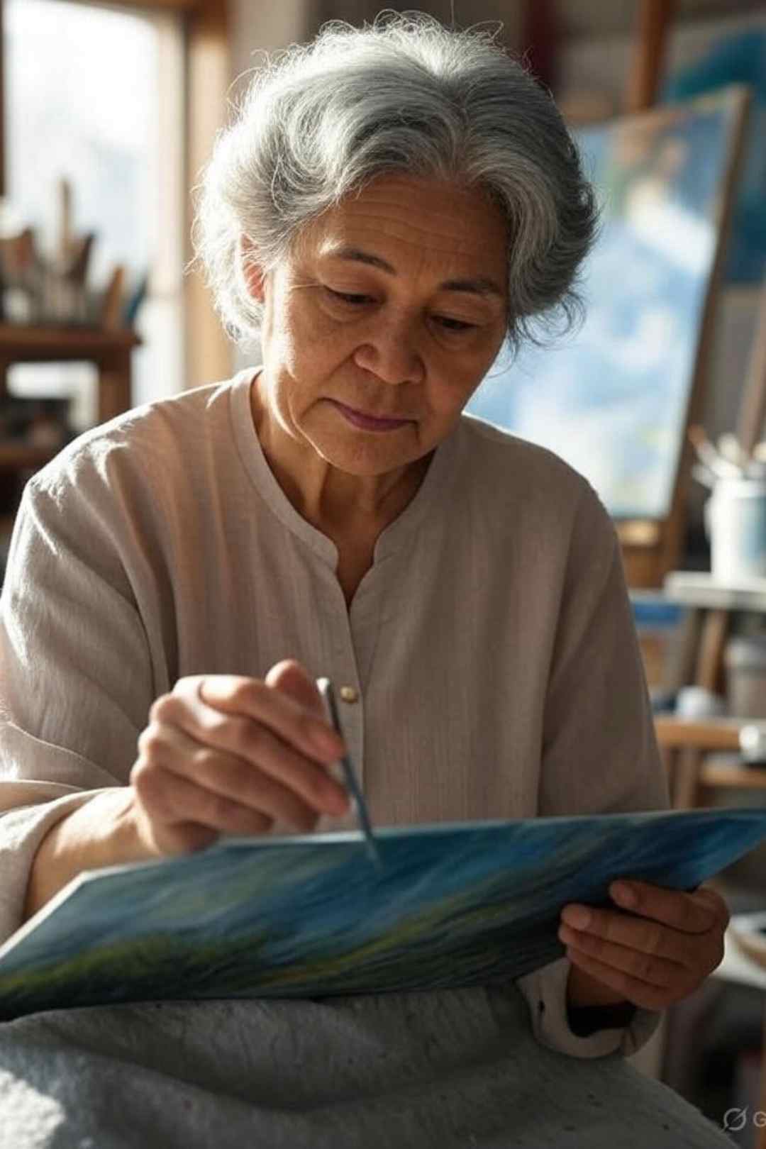 Artist at Work Free Stock Stock