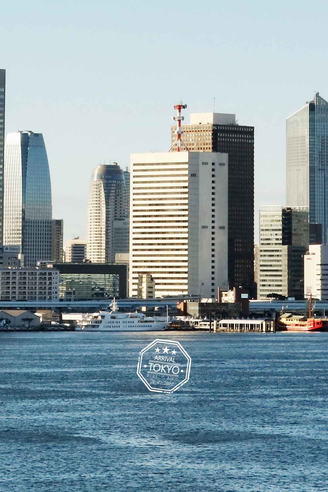 Free Tokyo Harbour View Stock Video