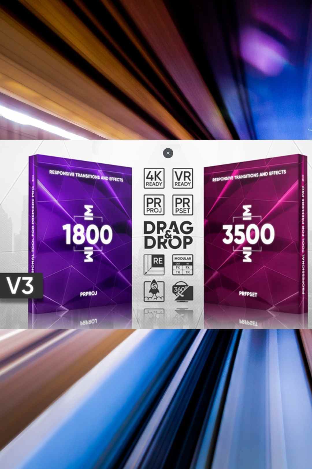 1800+ Monster Transitions Preset Pack For Premiere Pro