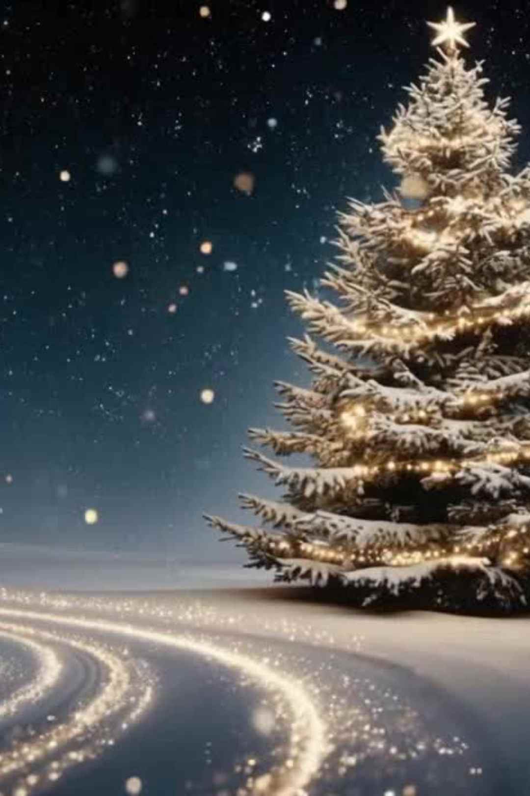 Serene Winter Landscape Free Stock Video