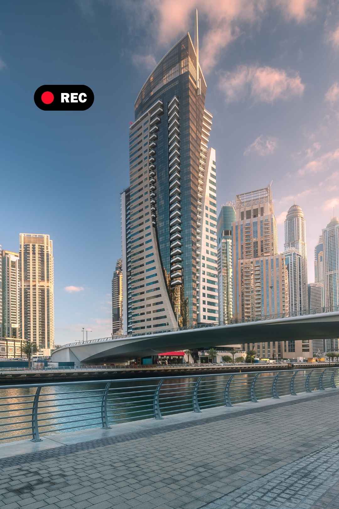 Dubai Marina Stock Video