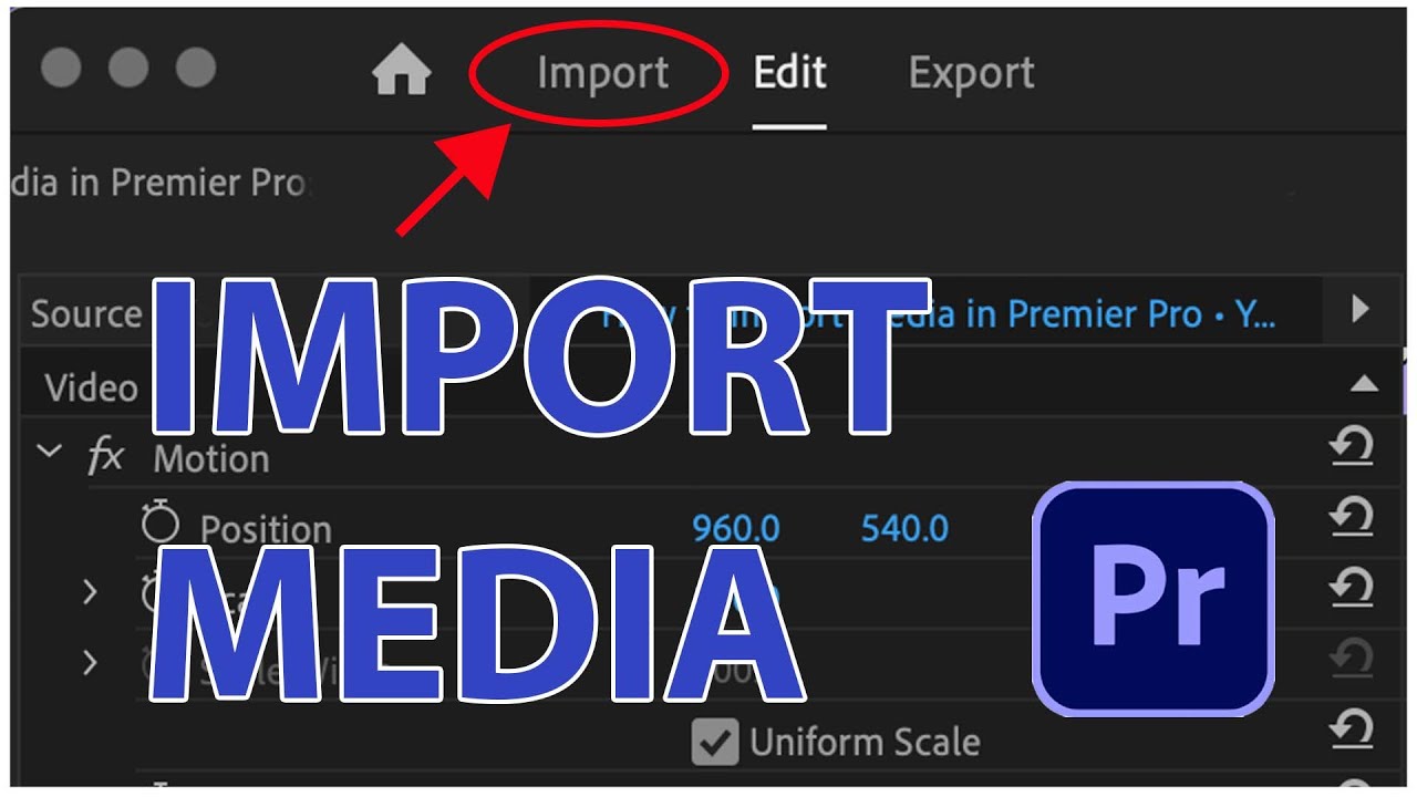 How to Import Media Into Premiere Pro 2025