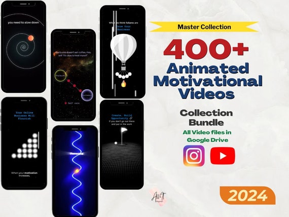 400+ Animated Motivational Videos | Animated Motivational Reels ...