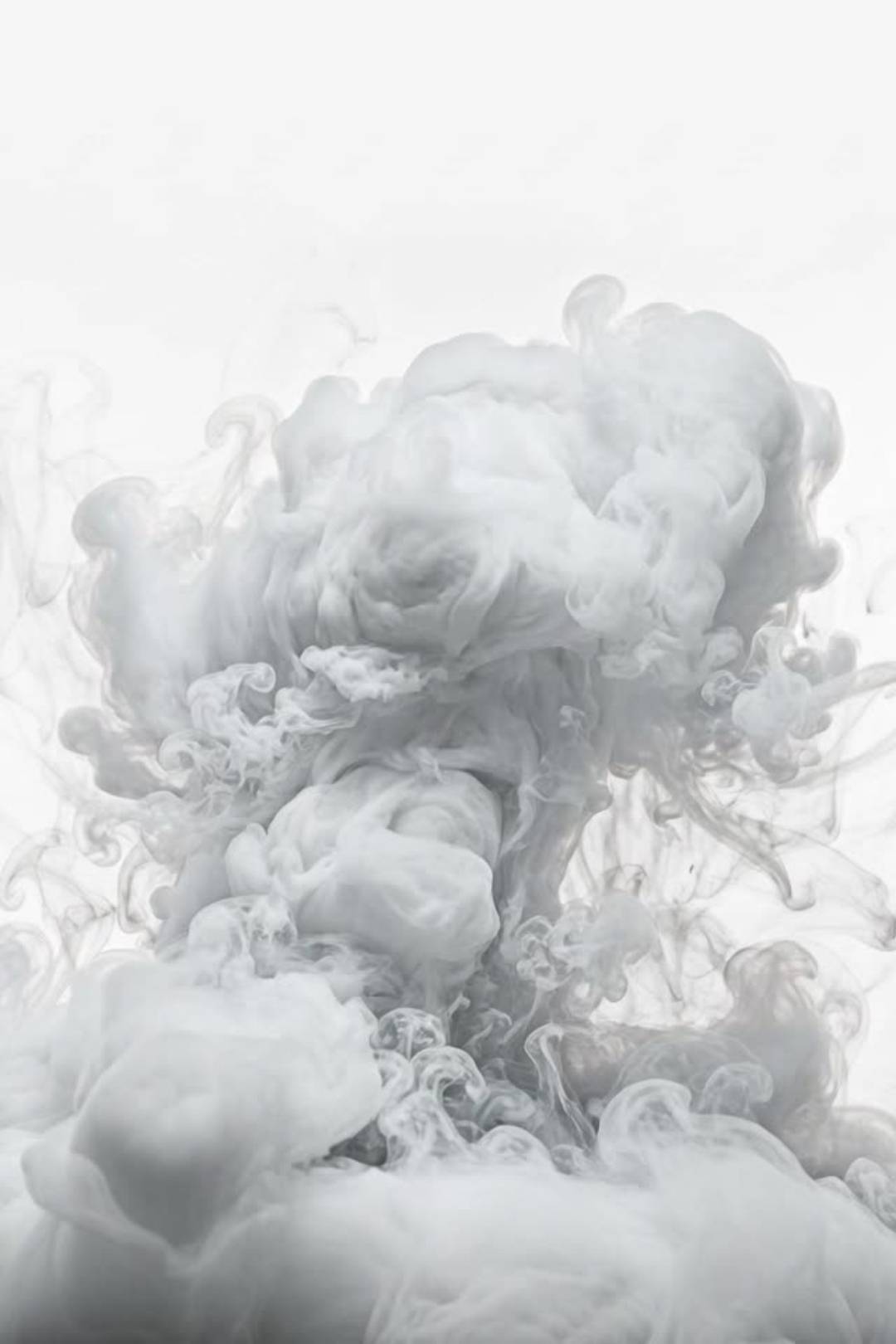 Smoke Fog Mist White Background Slow Motion Free Stock Video