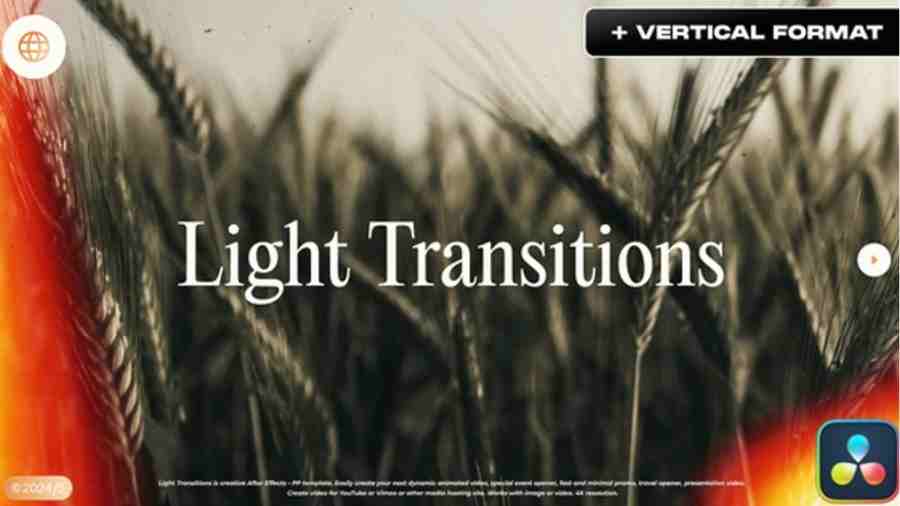 Envato Light Transitions for DaVinci Resolve