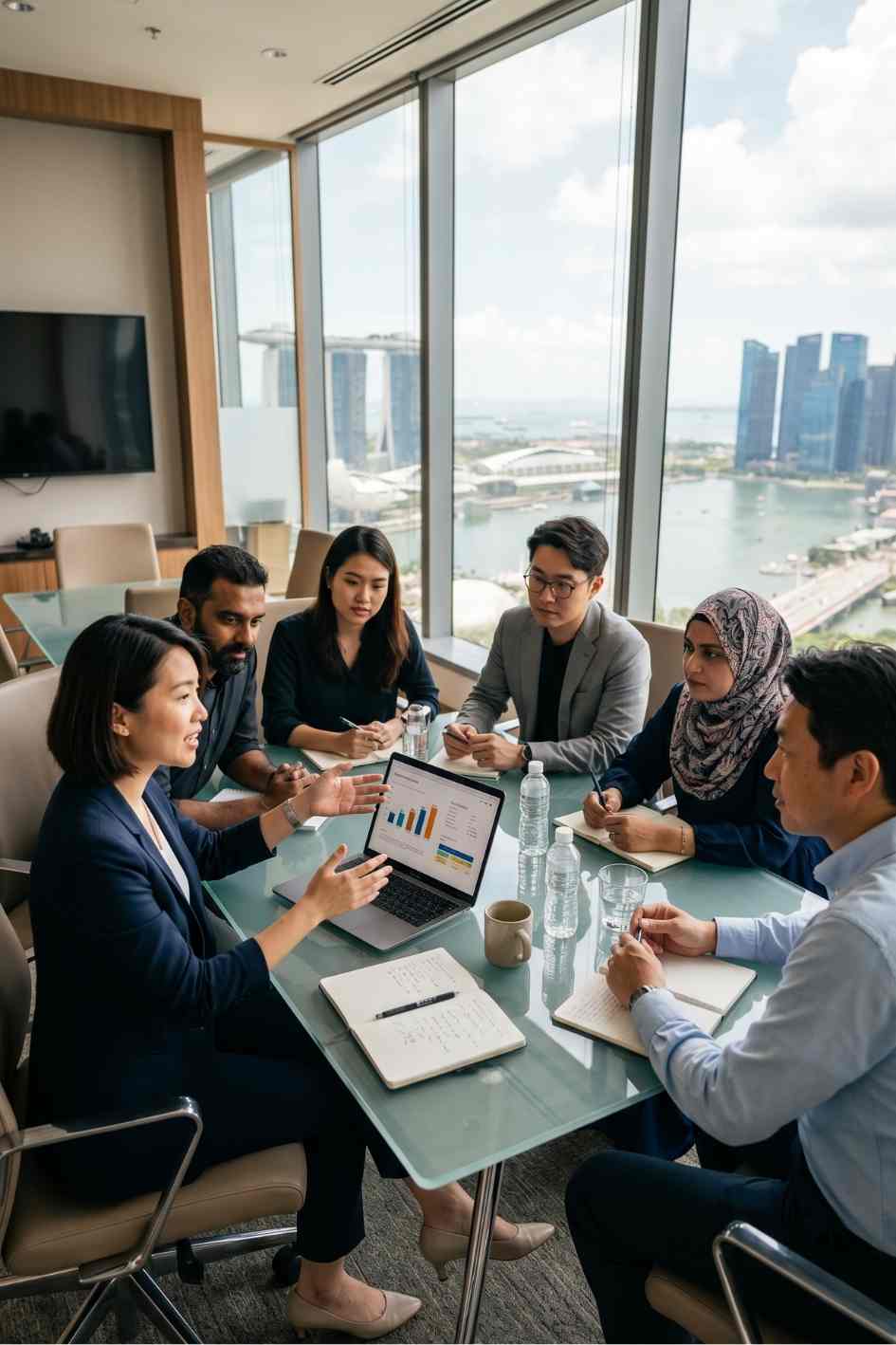 Singapore Multicultural Boardroom
