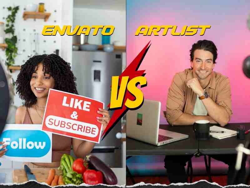 Envato Elements vs Artlist:  Comprehensive Comparison Guide