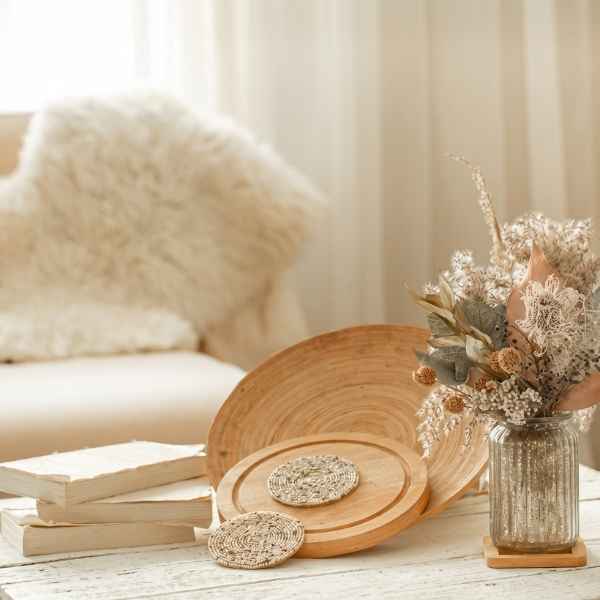 Decorative Items Dried Flowers Stock Image