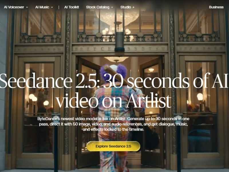 Seedance 2.5 Is Live On Artlist