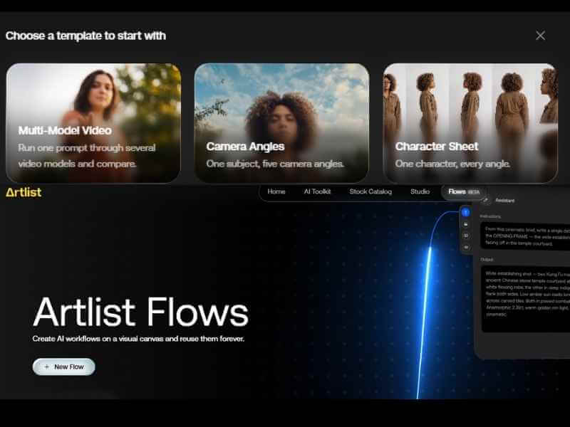 Artlist New AI Flow Review