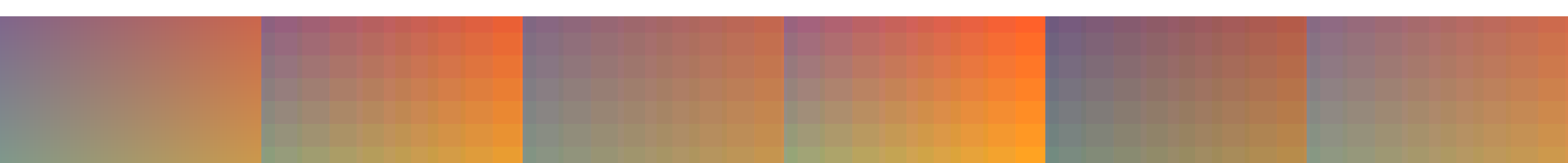 50 Teal & Orange Mega LUTs Pack Preview Sheet