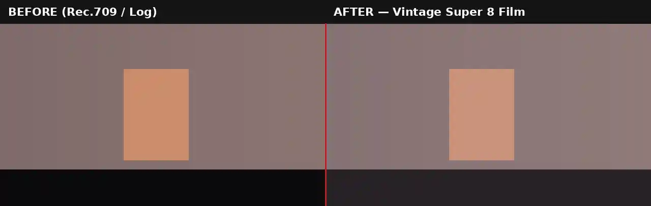Free Vintage Super 8 Film LUT