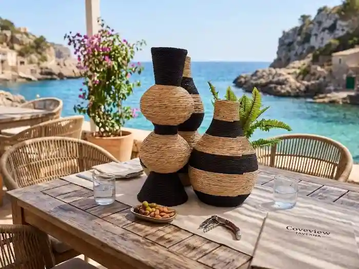 Decorative Woven Vases Premium Stock Video