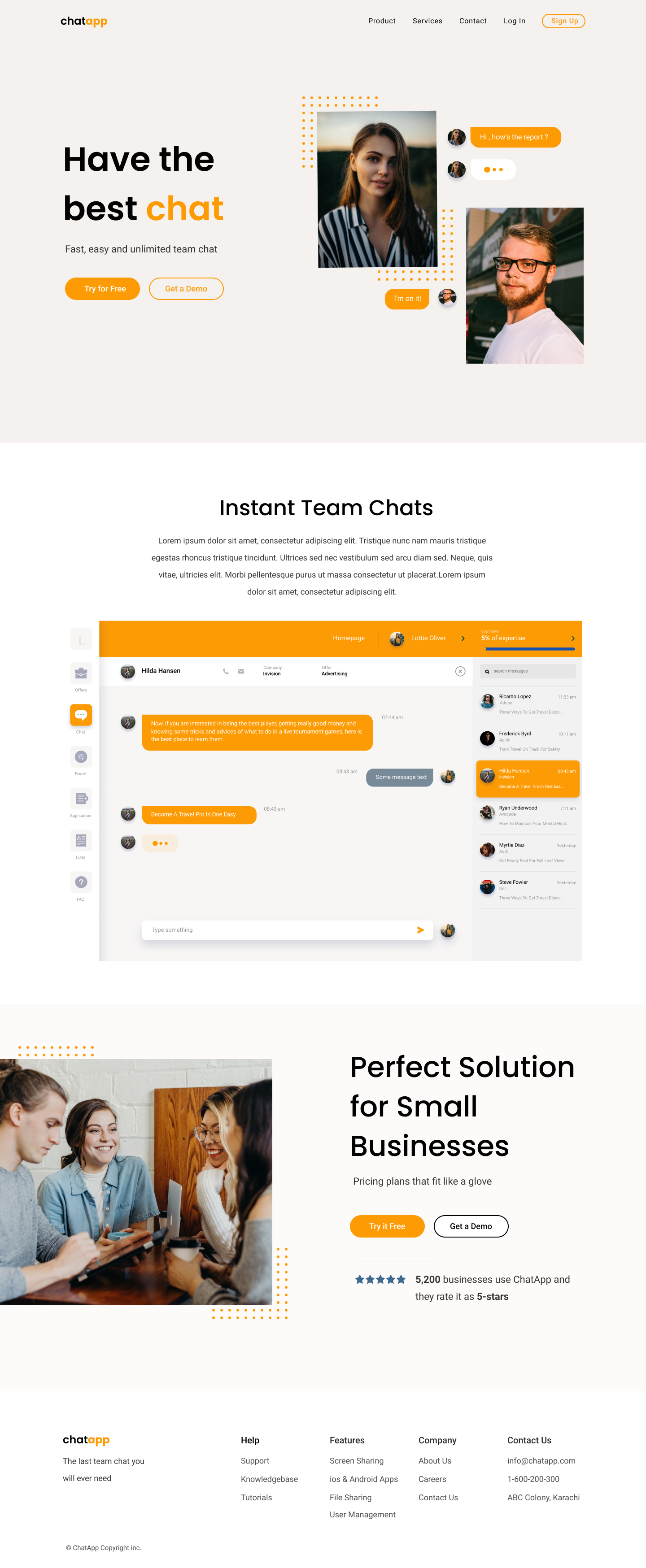 A screenshot of web page