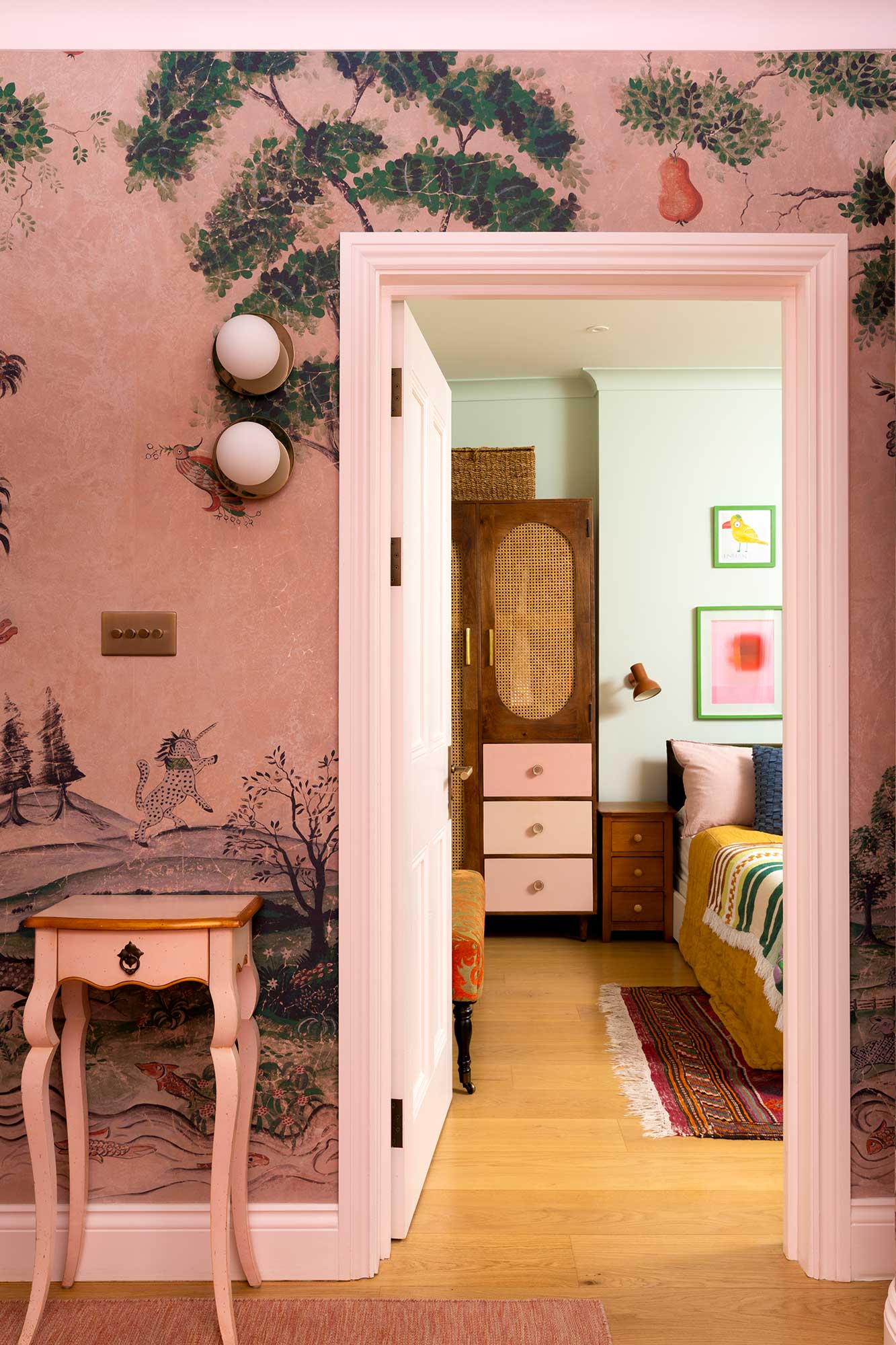 cosy, eclectic bedroom