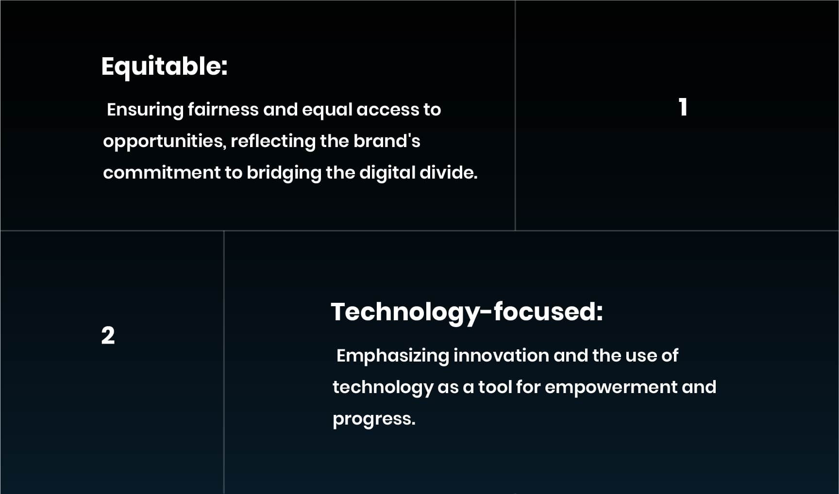 EkiTèk Academy brand values equitable and technology-focused