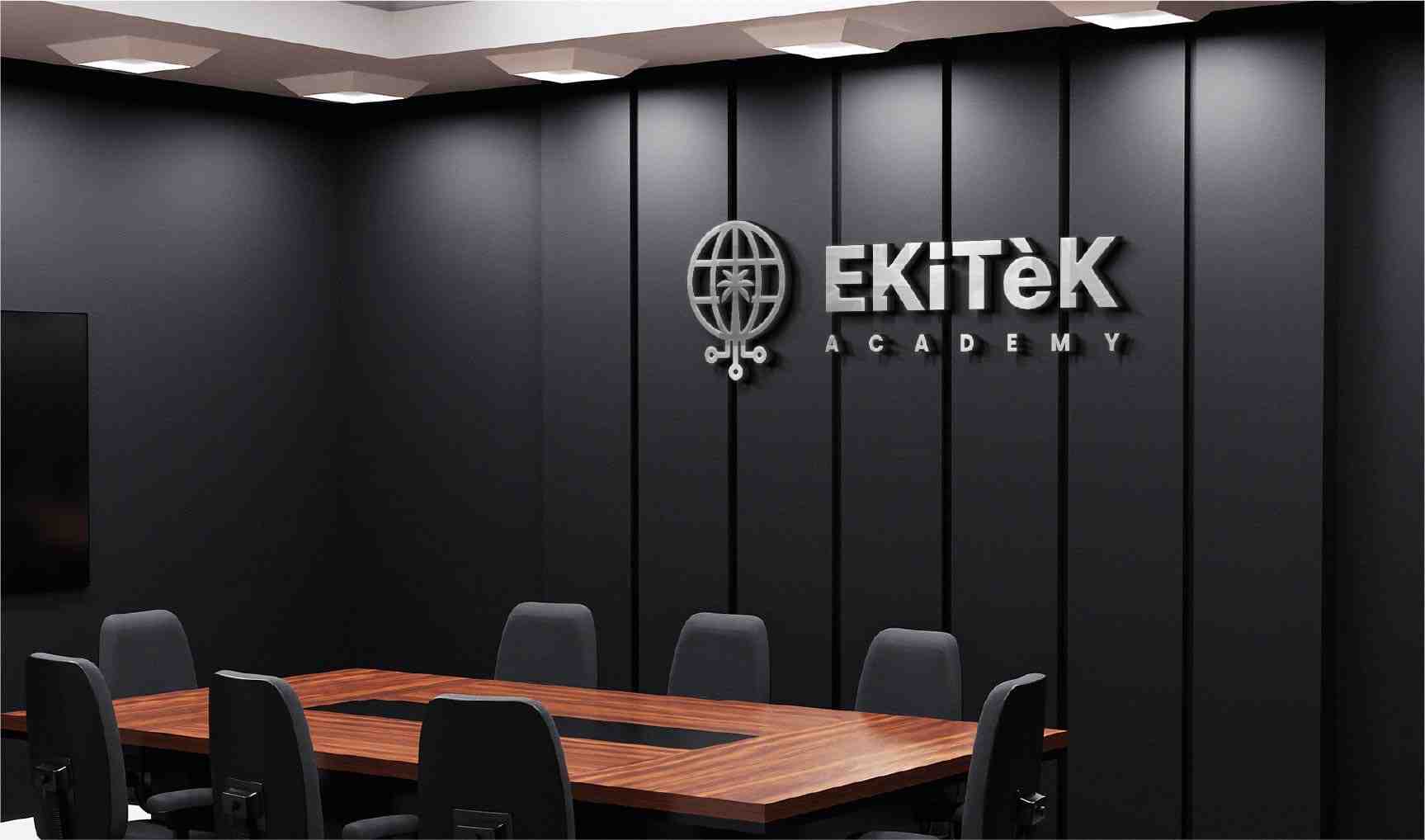 EkiTèk Academy digital interface and website branding application