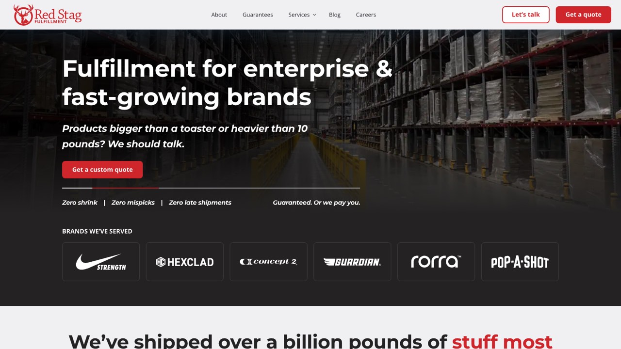 Official website of Red Stag Fulfillment