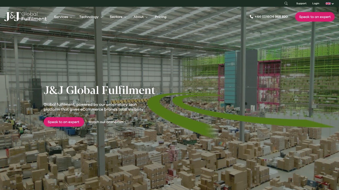 Official website of James & James Fulfilment