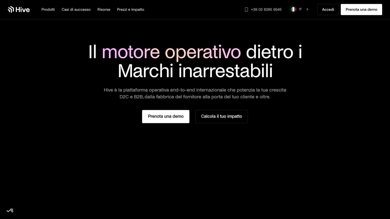 Sito ufficiale di Hive