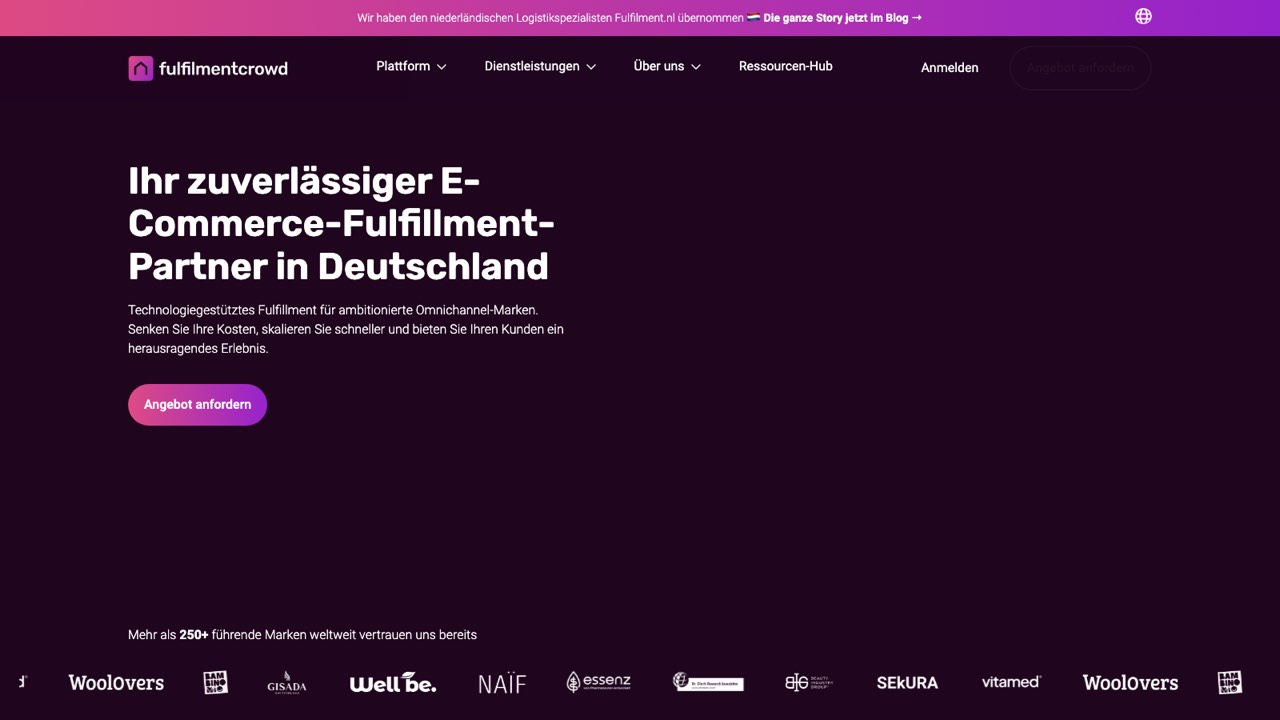 Offizielle Website von Fulfilmentcrowd