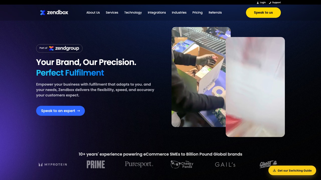 Site oficial de Zendbox