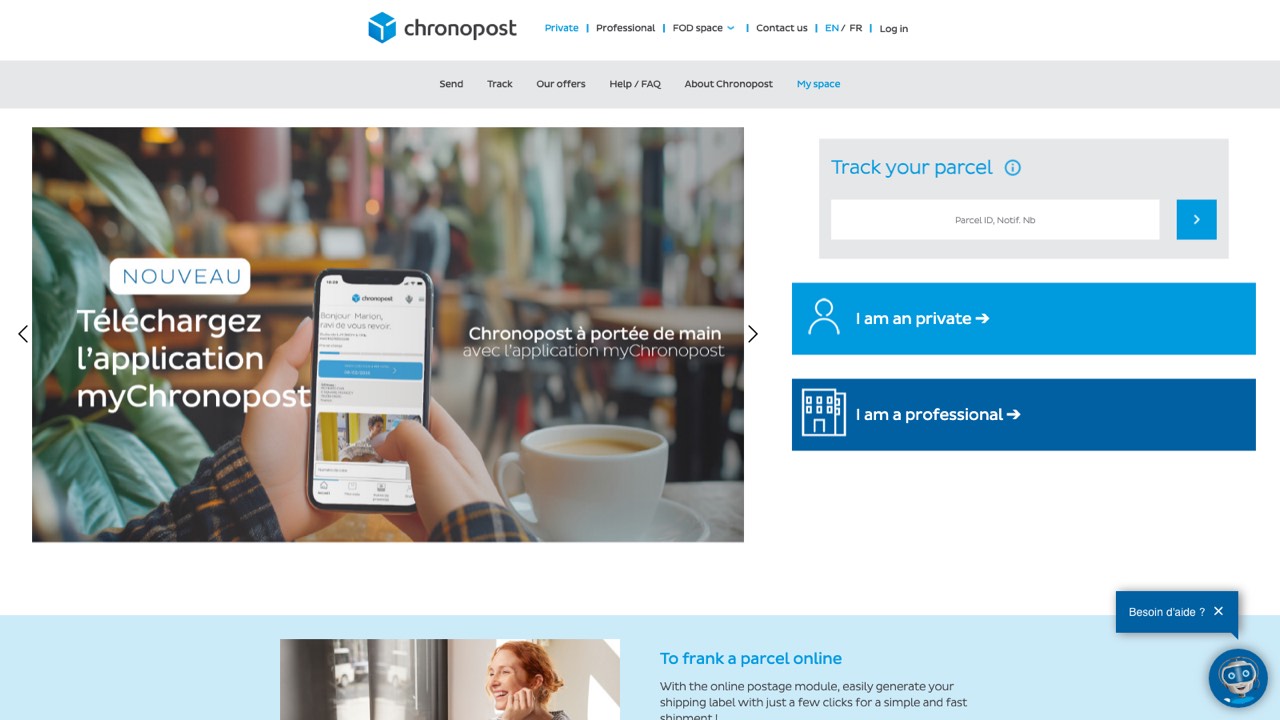 Offizielle Website von Chronopost