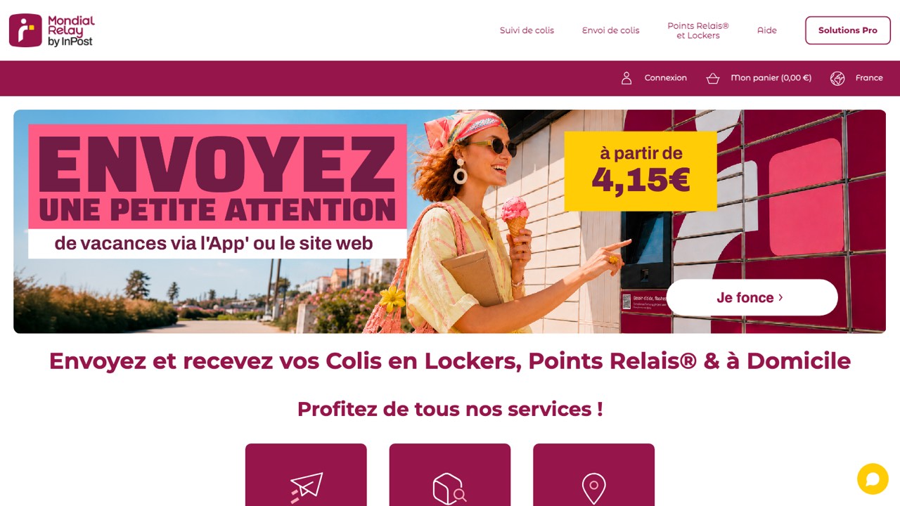 Offizielle Website von Mondial Relay