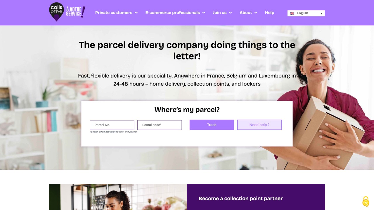Offizielle Website von Colis Privé