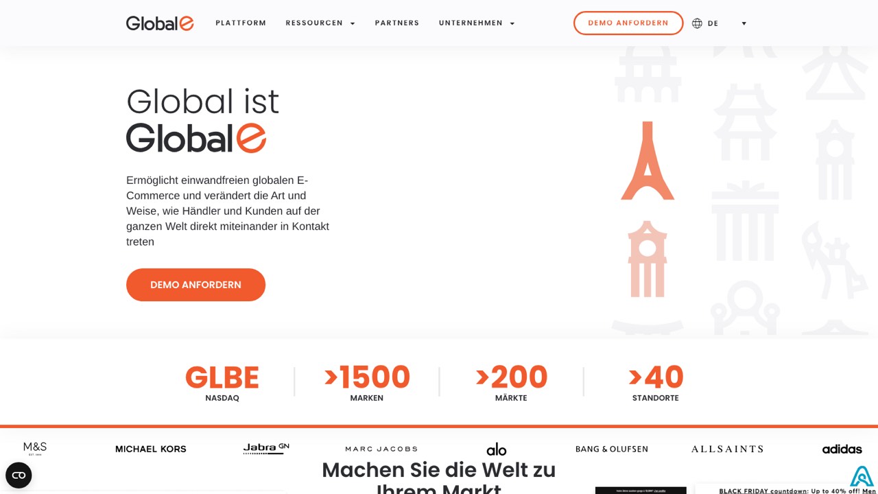 Offizielle Website von Global-e