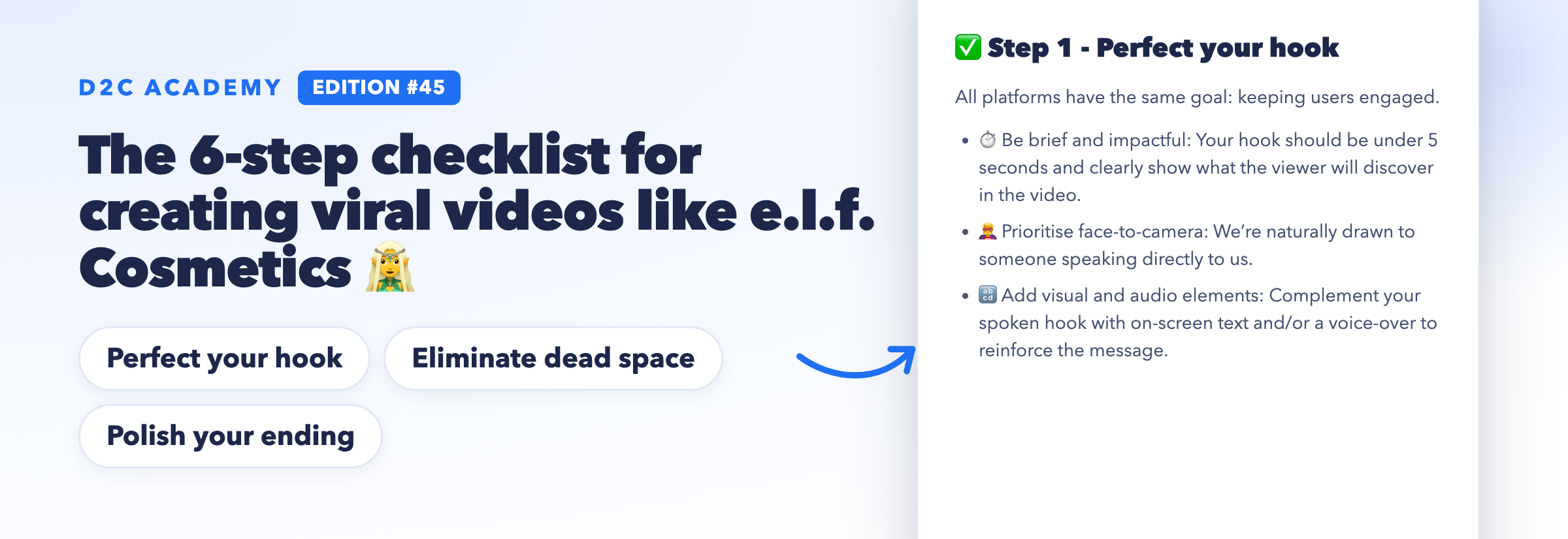 Newsletter #45 - The 6-step checklist for creating viral videos like e.l.f. Cosmetics š§āāļø