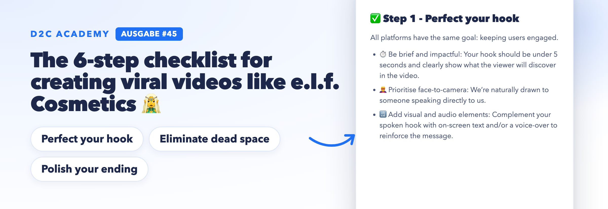 Newsletter #45 - The 6-step checklist for creating viral videos like e.l.f. Cosmetics 🧝♀️