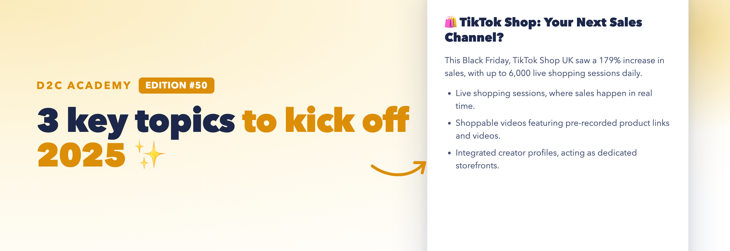 Newsletter #50 - 3 key topics to kick off 2025 ✨