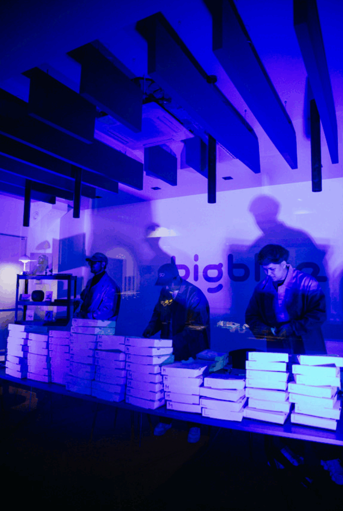 Behind the Scenes of the Blue House launch party in Paris!