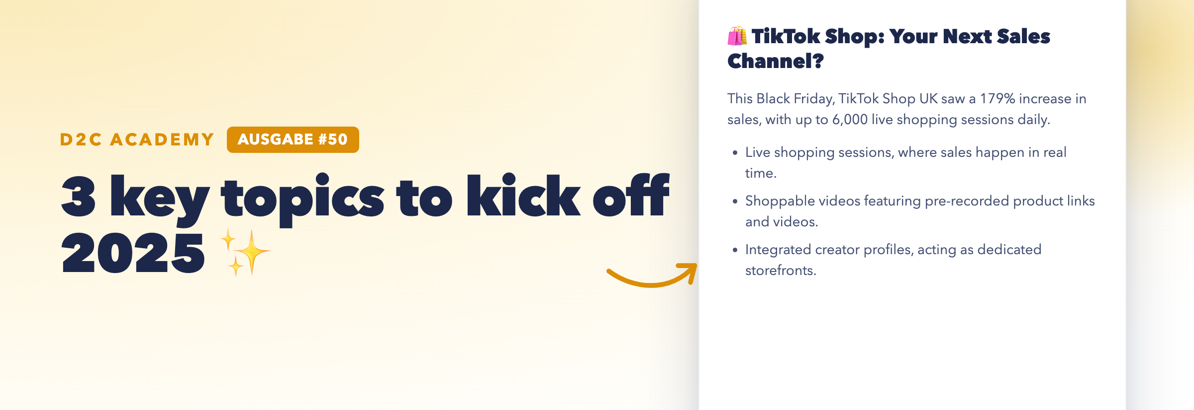Newsletter #50 - 3 key topics to kick off 2025 ✨