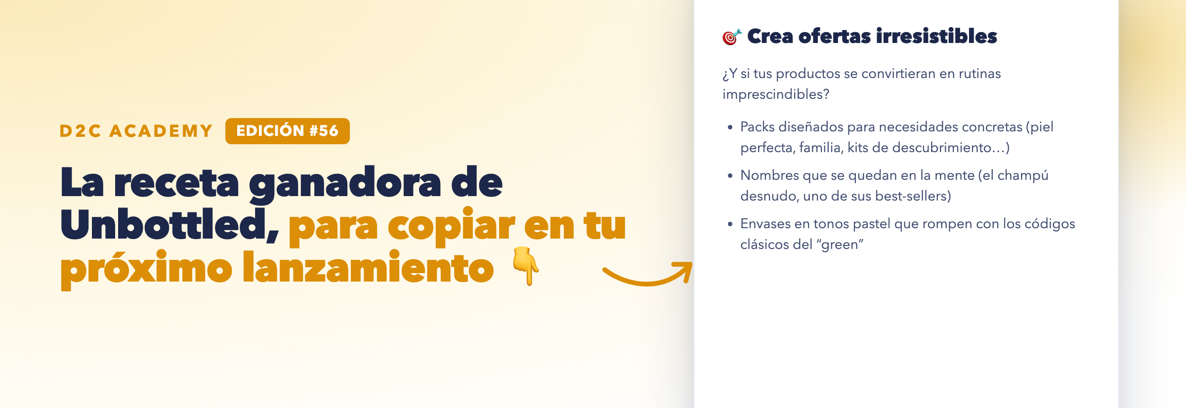 Newsletter #56 - La receta ganadora de Unbottled, para copiar en tu próximo lanzamiento 👇
