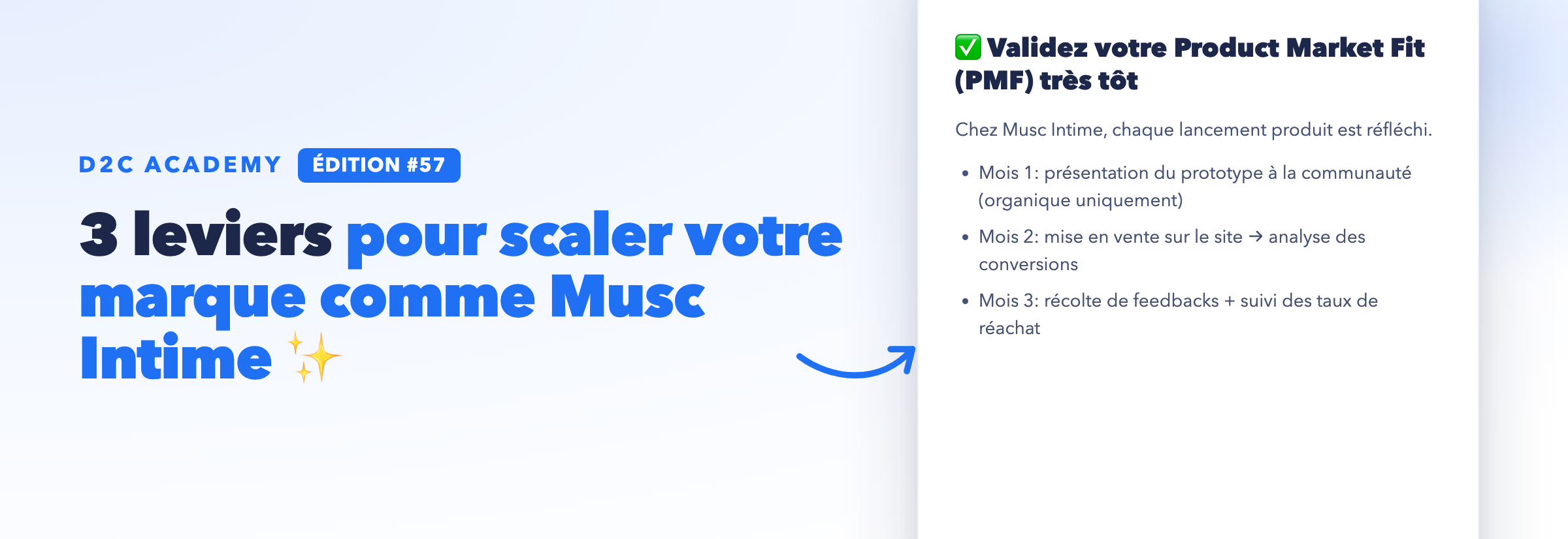 Newsletter #57 - 3 leviers pour scaler votre marque comme Musc Intime ✨