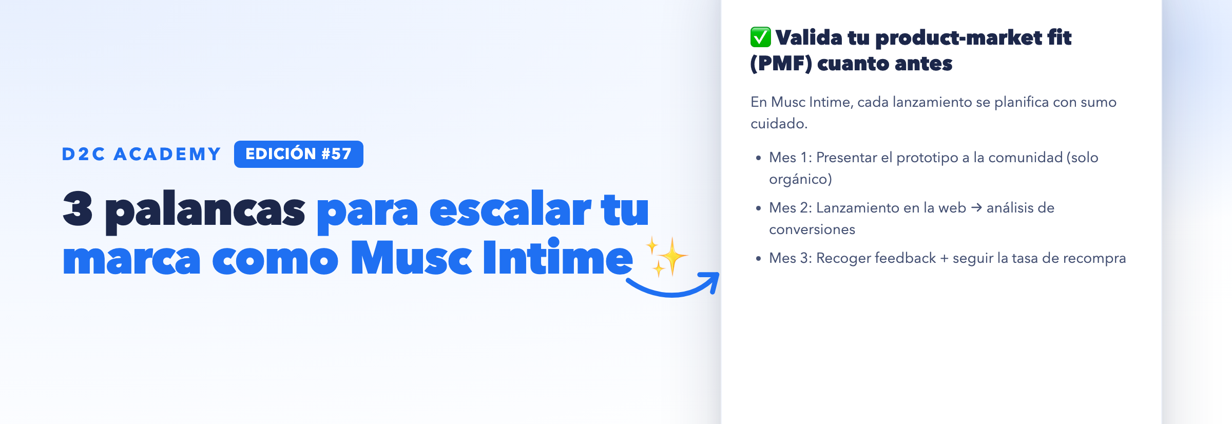 Newsletter #57 - 3 palancas para escalar tu marca como Musc Intime ✨